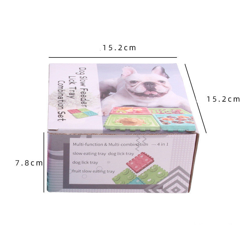 HKM-013459 Anti-Choking Slow Feed Cat and Dog Bowl – Portable Training Dish for Safe Eating