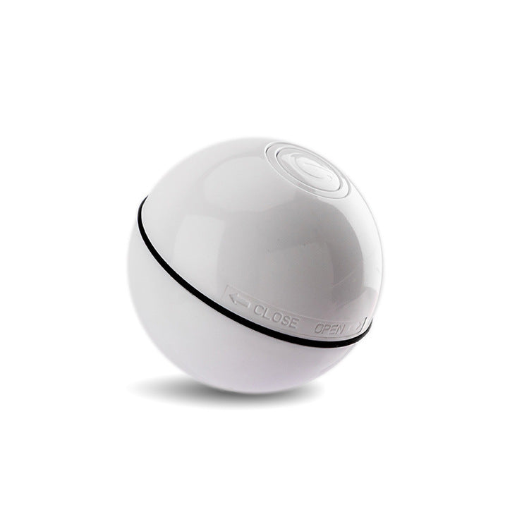 HKM-395347 USB Laser Cat Toy with Timer Function - Interactive Plastic Sounding Toy for Feline Fun