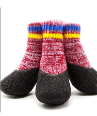 HKM-583763 Waterproof Large Golden Retriever Outing Socks for Autumn and Winter