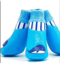 HKM-583763 Waterproof Large Golden Retriever Outing Socks for Autumn and Winter
