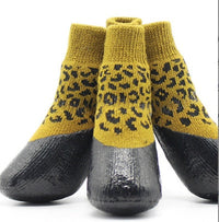 HKM-583763 Waterproof Large Golden Retriever Outing Socks for Autumn and Winter