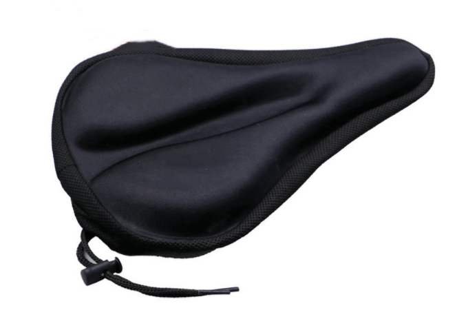 HKM-995859 3D Silicone Cushion Cover for Mountain Bike Seat - Comfortable and Durable Bicycle Seat Sleeve