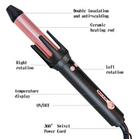 HKM-189075 Automatic Anti-Scald Wet and Dry Dual-Use Curling Iron with Tourmaline Ceramic Heat Conductor, 10 Temperature Settings
