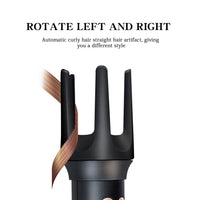 HKM-189075 Automatic Anti-Scald Wet and Dry Dual-Use Curling Iron with Tourmaline Ceramic Heat Conductor, 10 Temperature Settings