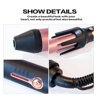 HKM-189075 Automatic Anti-Scald Wet and Dry Dual-Use Curling Iron with Tourmaline Ceramic Heat Conductor, 10 Temperature Settings