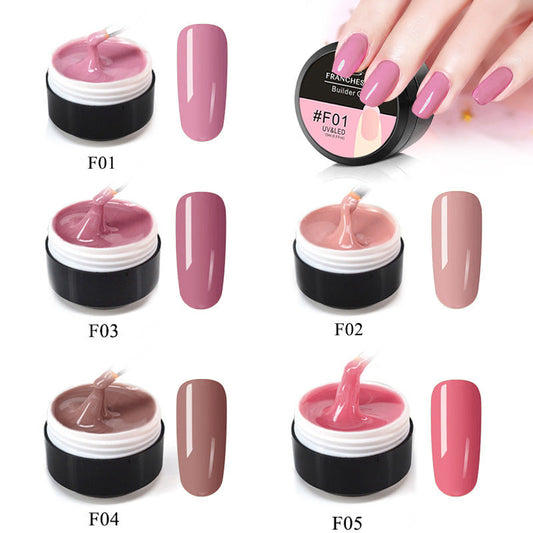 HKM-843347 Nail Extension Gel for Quick and Easy Application - Thick Natural Resin Formula