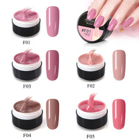 HKM-843347 Nail Extension Gel for Quick and Easy Application - Thick Natural Resin Formula