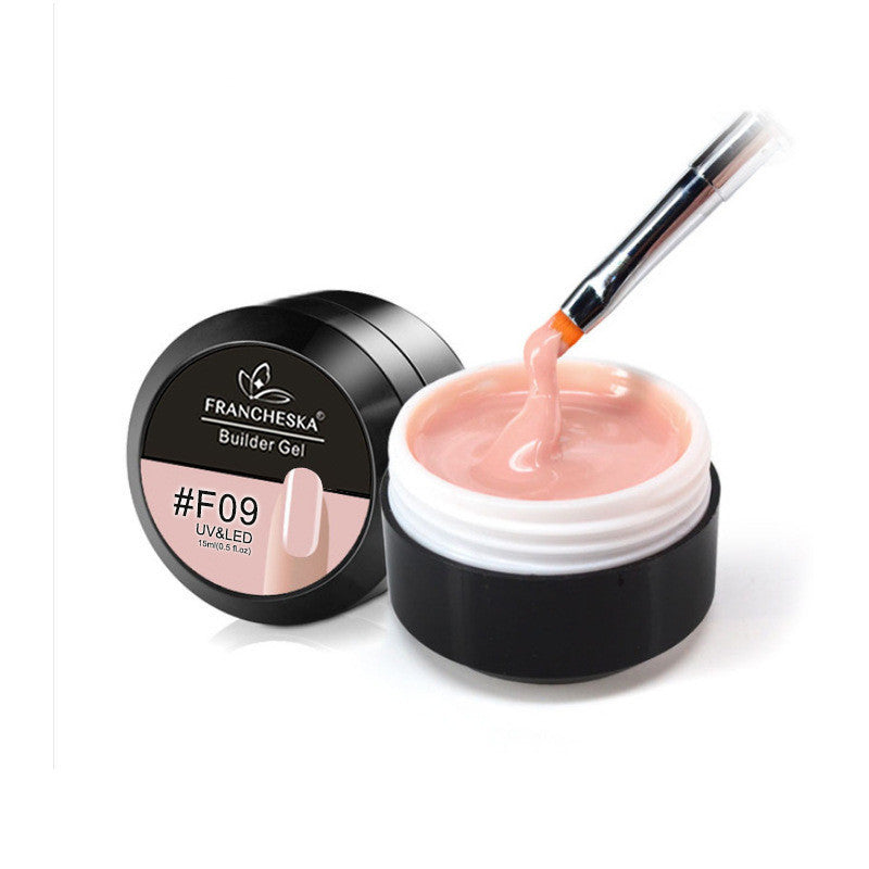 HKM-843347 Nail Extension Gel for Quick and Easy Application - Thick Natural Resin Formula