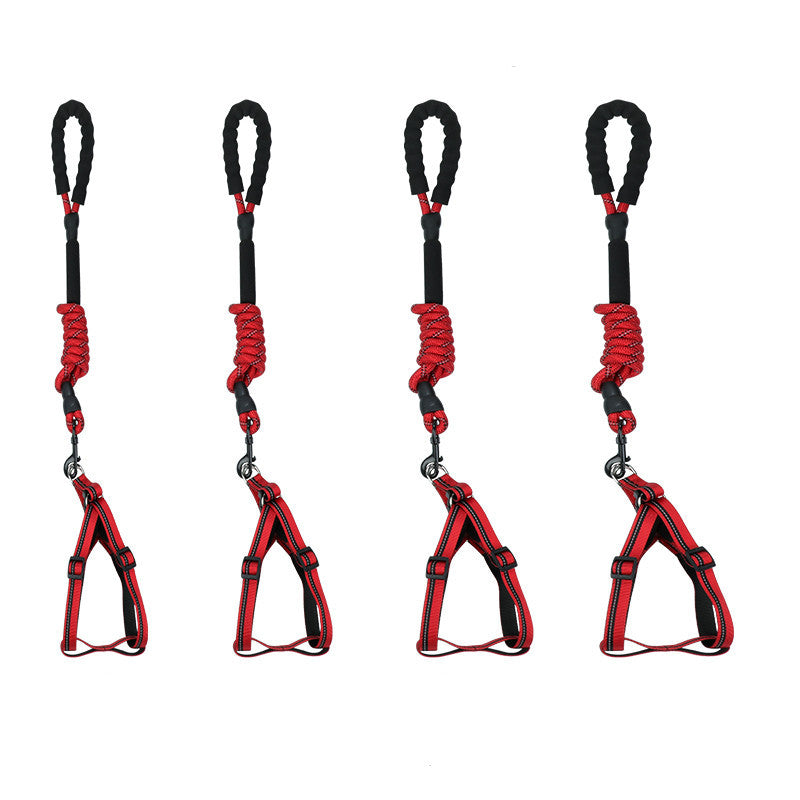 HKM-478675 Reflective Nylon Extended Dog Leash - Available in Multiple Sizes (1.5m to 5m)