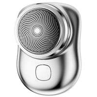 HKM-186259 Portable Electric Razor for Men - Mini USB Rechargeable Shaver for Dry Use, Ideal for Travel and Home