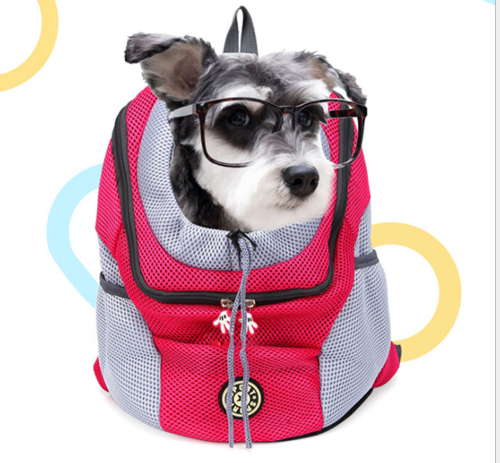 HKM-301139 Portable Cat and Dog Chest Backpack - Lightweight Pet Carrier for Outdoor Adventures