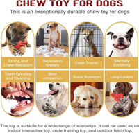 HKM-687123 Durable Chew Toy for Large & Medium Dogs - Ideal for Aggressive Chewers, Teeth Cleaning, and Playtime