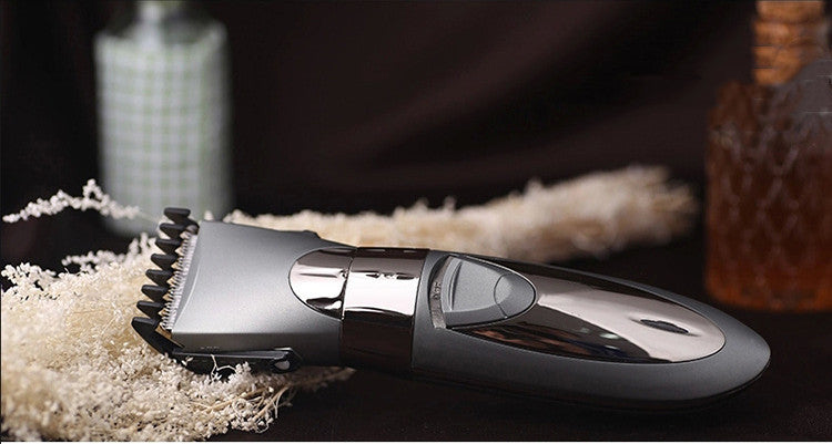 HKM-857427 Silent High-Speed Hair Clipper with Stainless Steel Blades – Compact and Convenient Grooming Tool