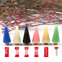 HKM-070419 Dual-Head Diamond Spot Drill Pen with Colorful Wax Heads for Easy Gem Application