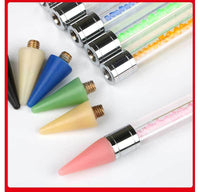 HKM-070419 Dual-Head Diamond Spot Drill Pen with Colorful Wax Heads for Easy Gem Application