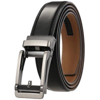 HKM-805203 Automatic Buckle Belt for Men and Women, 30mm Adjustable Fashion Accessory