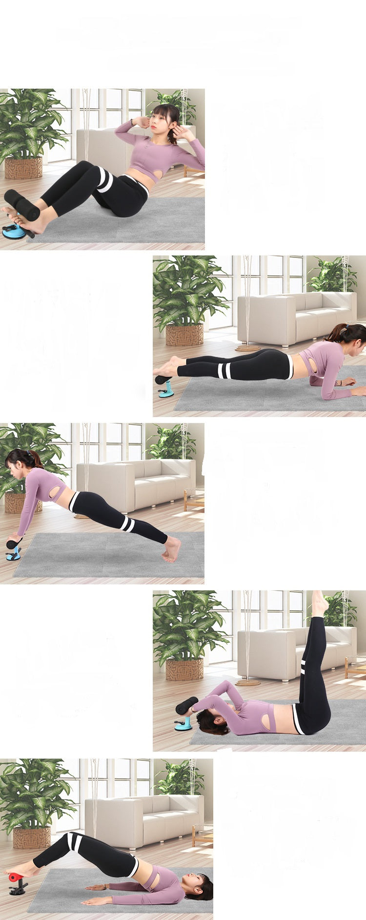 HKM-460883 Sit Up Bar for Home Gym - Abdominal Strength Trainer with Suction Features for Men and Women