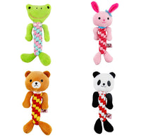 HKM-751507 Dog Molar Training Toy - Durable Short Plush Chew Toy, 19cm Length, 8cm Width