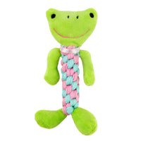 HKM-751507 Dog Molar Training Toy - Durable Short Plush Chew Toy, 19cm Length, 8cm Width