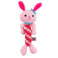 HKM-751507 Dog Molar Training Toy - Durable Short Plush Chew Toy, 19cm Length, 8cm Width