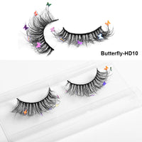 HKM-765203 Multi-Layered Artificial Mink Hair Butterfly False Eyelashes with Natural Curl