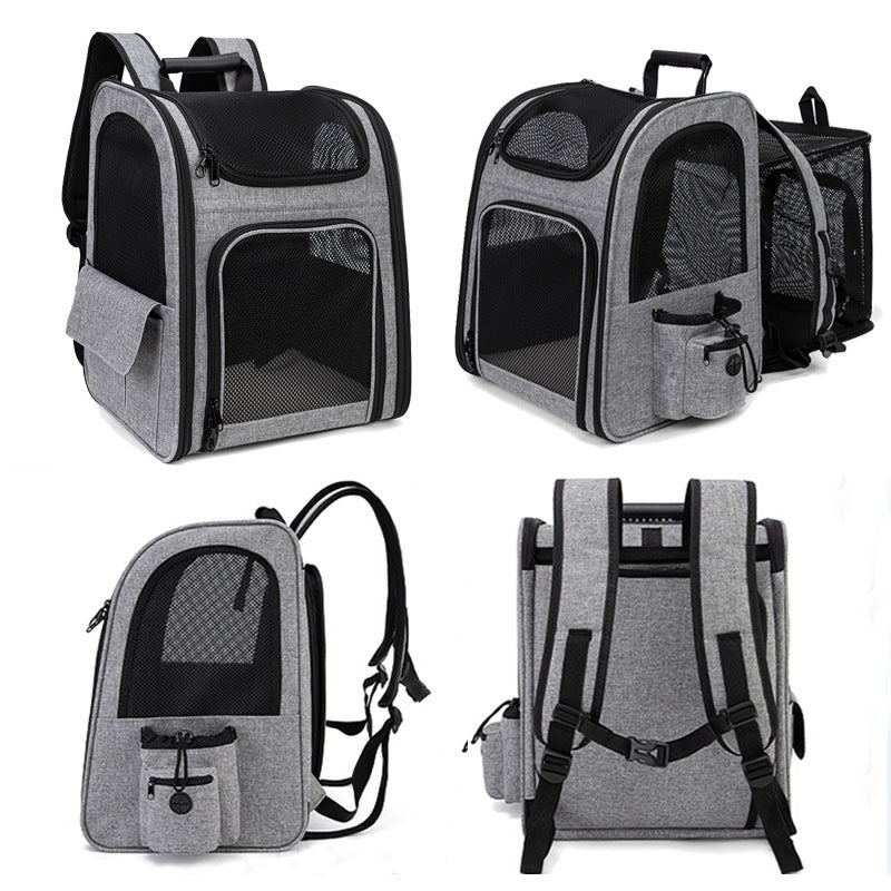 HKM-971155 Portable Breathable Foldable Cat Carrier Bag for Travel and Outdoor Use