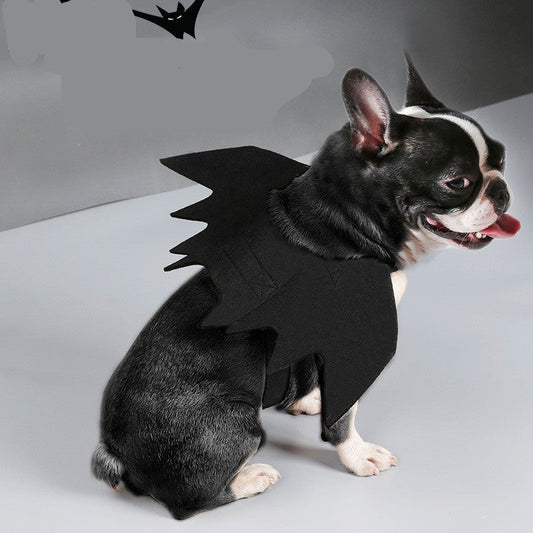 HKM-649619 Dog Bat Wings Costume Accessory with Adjustable Velcro Straps