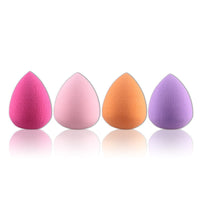 HKM-315539 Small Latex Gourd Wet and Dry Makeup Sponge Set - 4 Beauty Eggs for Flawless Application