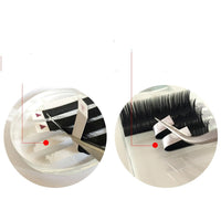 HKM-698515 Silk Protein Fiber Grafted False Eyelashes – 7-15mm Mixed Lengths in Multiple Curl Options