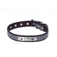 HKM-441619 Reflective Microfiber Dog and Cat Collar in Various Colors and Sizes