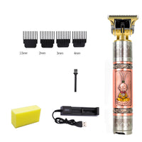 HKM-822355 Professional Electric Hair Clipper with Titanium Ceramic Blade and Ergonomic Design