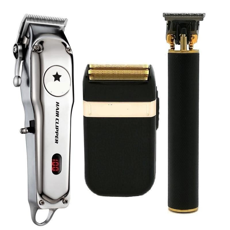 HKM-822355 Professional Electric Hair Clipper with Titanium Ceramic Blade and Ergonomic Design