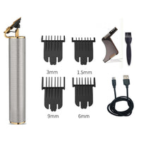 HKM-822355 Professional Electric Hair Clipper with Titanium Ceramic Blade and Ergonomic Design