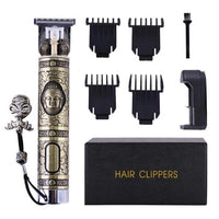 HKM-822355 Professional Electric Hair Clipper with Titanium Ceramic Blade and Ergonomic Design