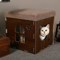 HKM-397459 Detachable Cat Nest with Grinding Claw and Comfortable Cushion - Medium Size