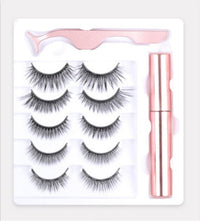 HKM-926739 Magnet False Eyelashes with Eyeliner - Black, 13.7 x 11.7 x 2.8 cm