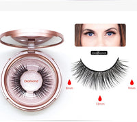 HKM-926739 Magnet False Eyelashes with Eyeliner - Black, 13.7 x 11.7 x 2.8 cm