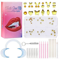 HKM-637523 Gold Tooth Gems Kit for Artistic Dental Decoration