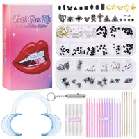 HKM-637523 Gold Tooth Gems Kit for Artistic Dental Decoration