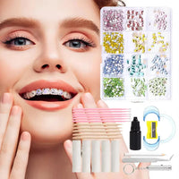 HKM-637523 Gold Tooth Gems Kit for Artistic Dental Decoration