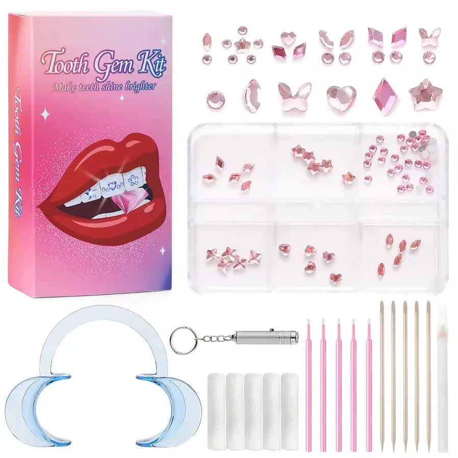 JMT-546314 Gold Tooth Gems Kit for Artistic Dental Decoration