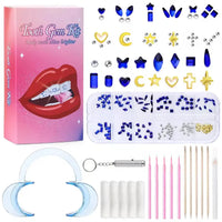 HKM-637523 Gold Tooth Gems Kit for Artistic Dental Decoration