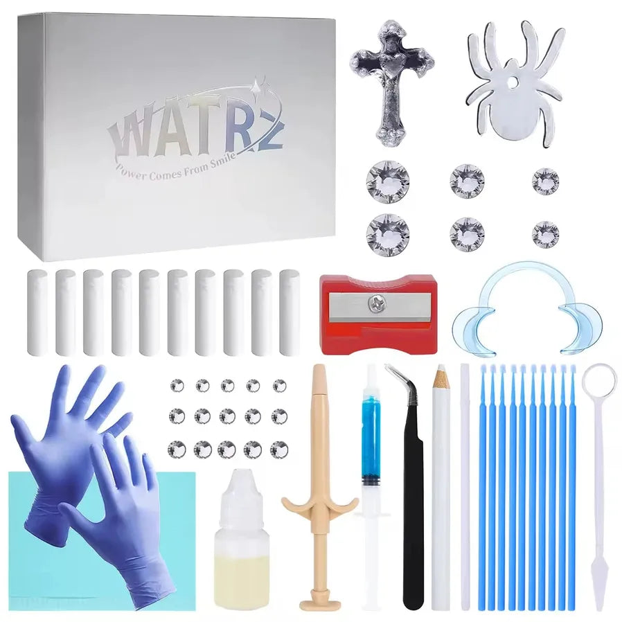 JMT-546314 Gold Tooth Gems Kit for Artistic Dental Decoration