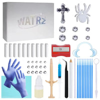 HKM-637523 Gold Tooth Gems Kit for Artistic Dental Decoration