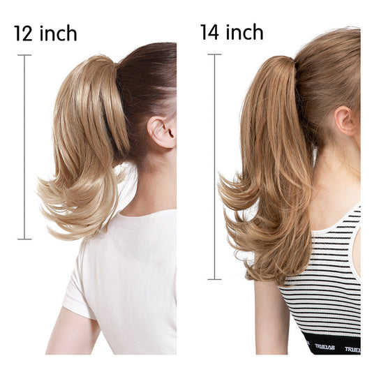 HKM-988179 Silk Wig for Women - Long Slightly Curly and Short Curly Styles, High-Temperature Fiber, Multiple Colors Available