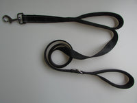HKM-014163 Double Handle Pet Leash with Reflective Strip and Metal Buckle for Comfort and Convenience