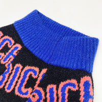 HKM-576851 Winter Warm Sweater for Dogs - Blue and Red, Suitable for Pug, Teddy, Bichon, Schnauzer, Corgi, Shiba Inu and More