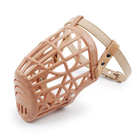 HKM-192979 Adjustable Plastic Dog Muzzle Basket for Preventing Biting and Barking - Size 1-7, Eco-Friendly PE Material