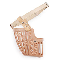 HKM-192979 Adjustable Plastic Dog Muzzle Basket for Preventing Biting and Barking - Size 1-7, Eco-Friendly PE Material