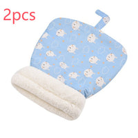 HKM-656147 Thickened Pocketable Winter Cat Nest Sleeping Bag in Blue Rabbit, Pink Deer, Yellow Bear
